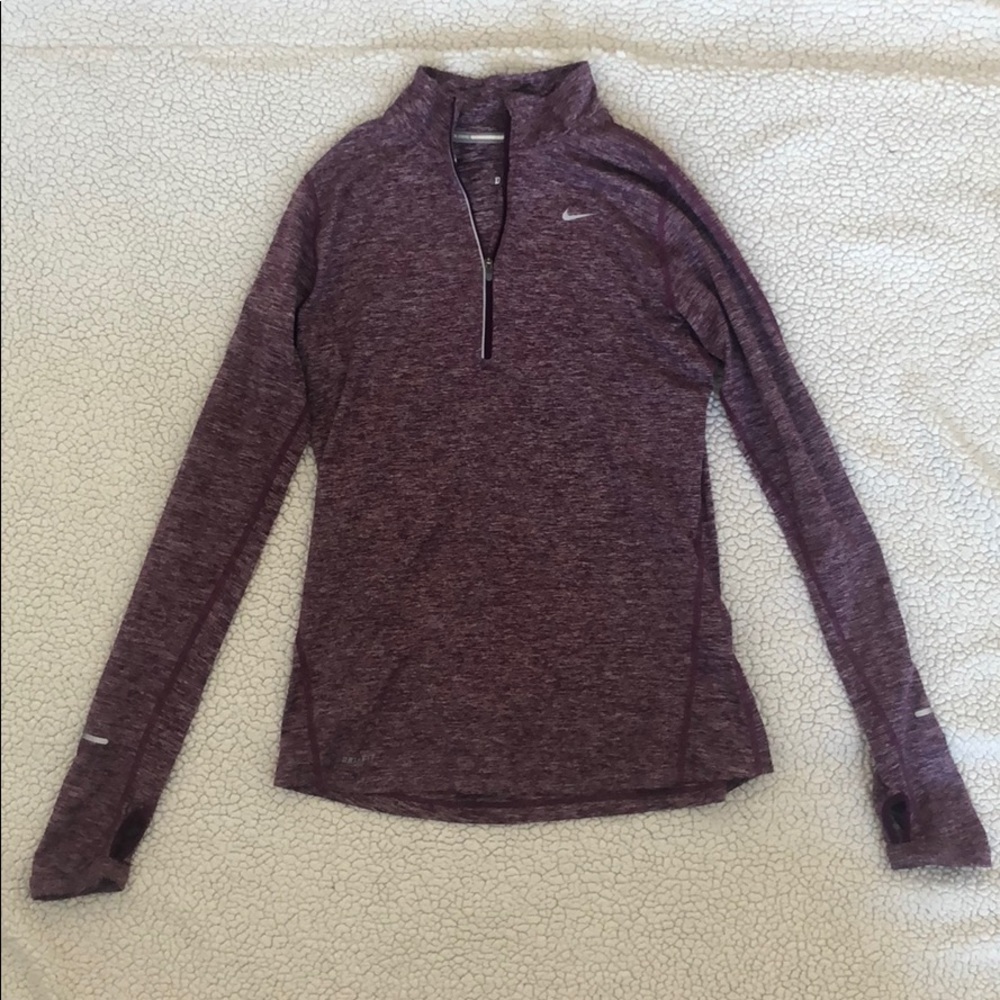Purple Nike Quarter Zip SMALL